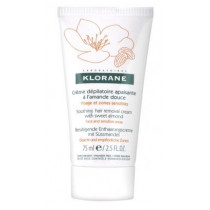 Soothing Hair Removal Cream - Face & Sensitive areas - Klorane - 75 ml