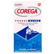 Ultra adhesive powder for dental braces - Corega - 40g