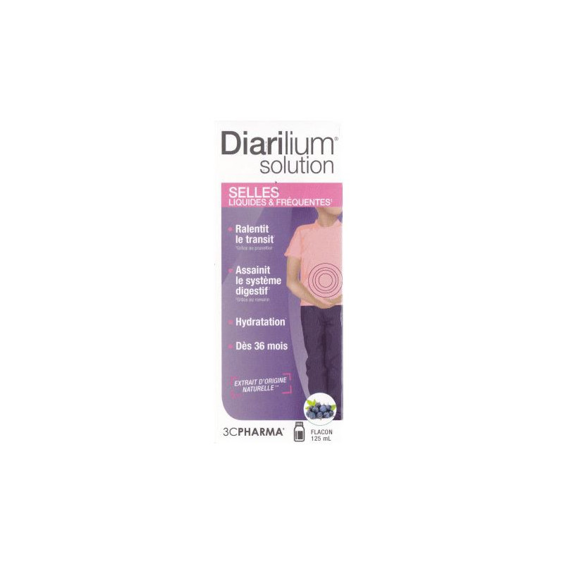 Diarilium Solution - Liquid & Frequent Stools - From 36 months - 125 ml