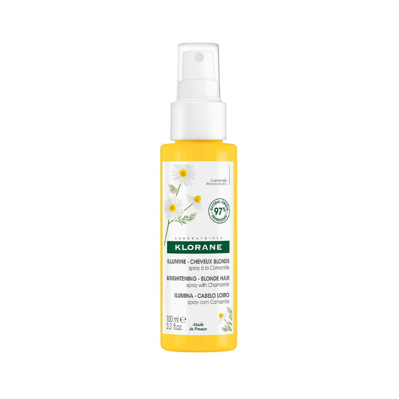 Spray Illuminateur à la Camomille - Cheveux Blonds - Klorane - 100 ml