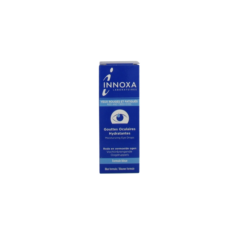 INNOXA - Gouttes Formule Bleue - Collyre Yeux - Blanchit les Yeux Rouges -  Hydra