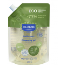Organic Cleansing Gel - Fragrance Free - Mustela - Refill 400ml