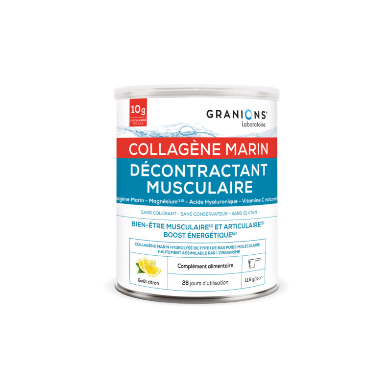 Muscle Relaxing Marine Collagen - Granions - 300 g