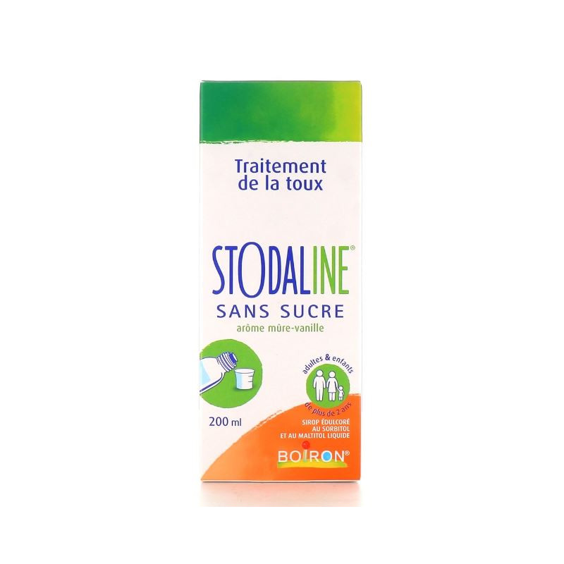 Stodaline Sans Sucre - Traitement de la Toux - Boiron - 200ml