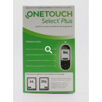 Lecteur De Glycémie One Touch Select Plus, Set d'Initiation Conforme à la norme EN ISO 15197 OneTouch
