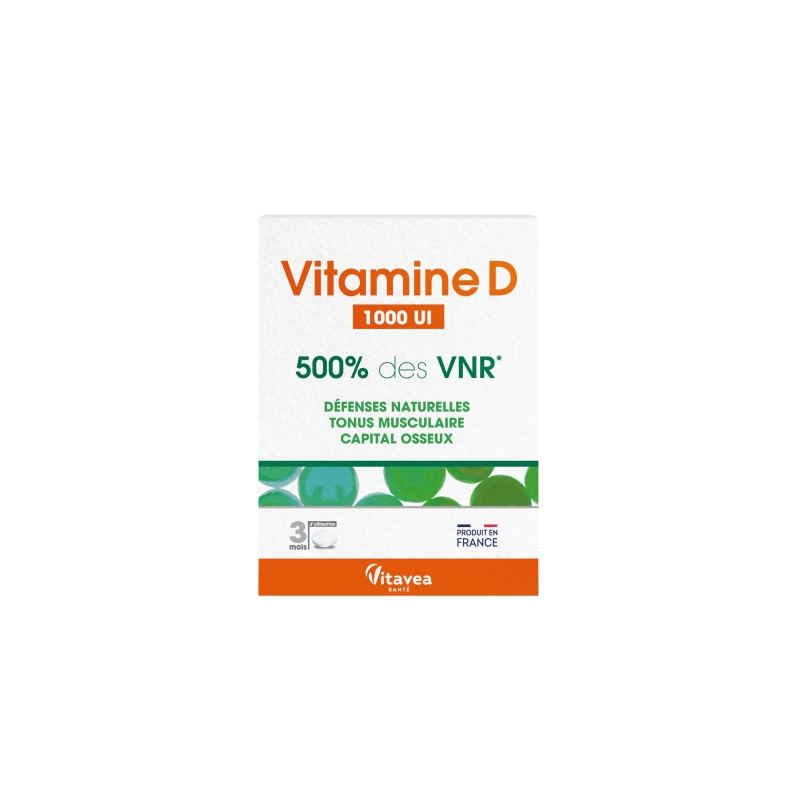 Vitamin D - Natural Defenses - Bone Capital - 90 tablets