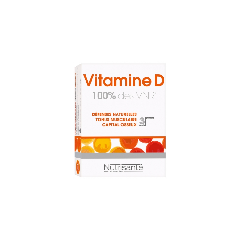 Vitamine D - Défenses Naturelles - Capital Osseux - 90 comprimés