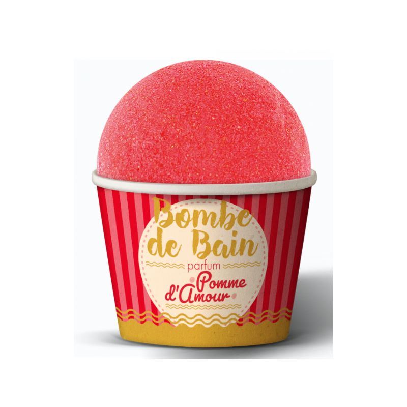 Boule de Bain - Pomme d'Amour - Les Petits Bains de Provence - 115g