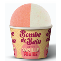 Boule de Bain - Vanille Fraise - Les Petits Bains de Provence - 115g