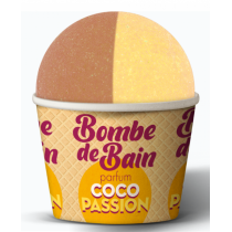 Bath Bomb - Coco Passion - Les Petits Bains de Provence - 115g