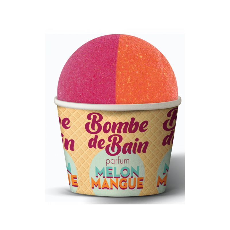 Bath Bomb - Melon Mango - Les Petits Bains de Provence - 115g