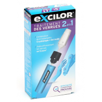 Warts Treatment 2 in 1 - Cryotherapy + Acid Gel - Excilor