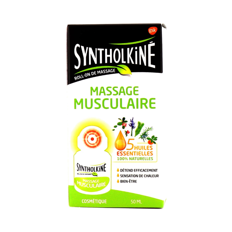 Roll-On De Massage - Tensions Musculaires - SyntholKine - 50 ml