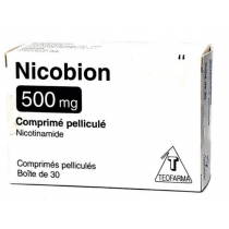 Nicobion  500 mg - Nicotinamide - 30 Comprimés