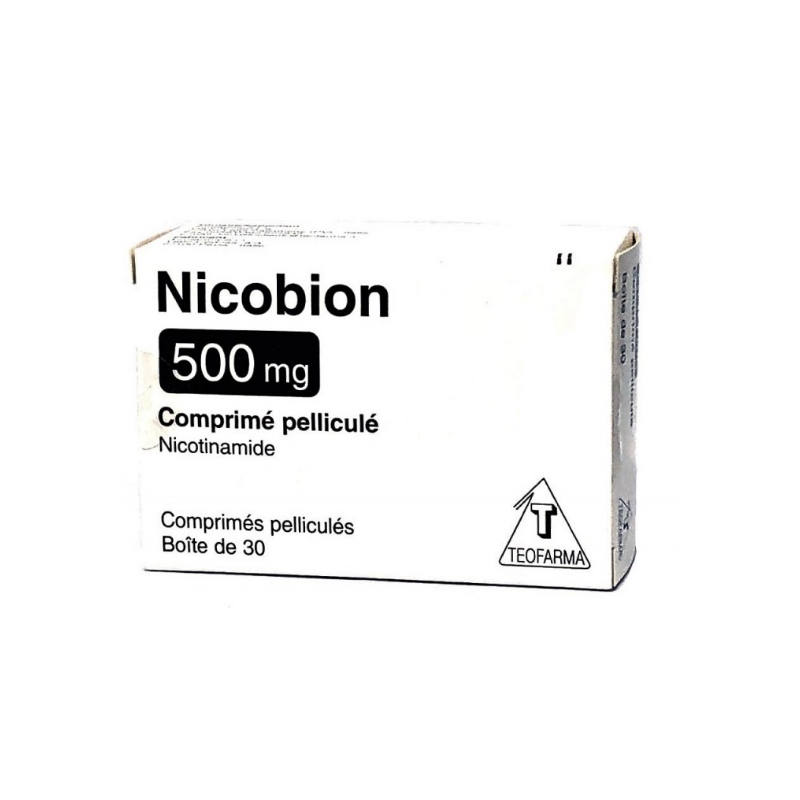 Nicobion  500 mg - Nicotinamide - 30 Comprimés