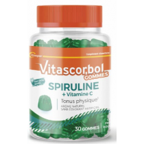 Spiruline - Vitamine C - Tonus Physique - Vitascorbol - 30 gommes