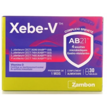 Xebe-V - Immune System - Vitamin D - Zambon - 30 Capsules