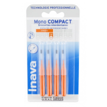 Interdental Brushes - Mono Compact - 1.2 mm - Inava - 4 Brushes