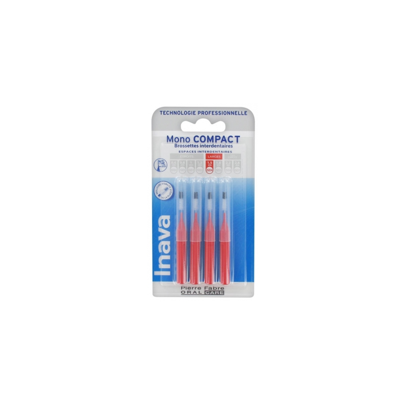 Interdental Brushes - Mono Compact - 1.5 mm - Inava - 4 Brushes