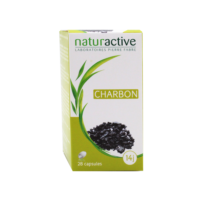 Charcoal - Bloating & Digestion - Naturactive - 28 capsules
