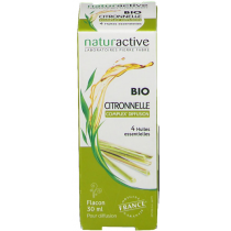 Lemongrass - Complex' Diffusion - 4 Essential Oils - Naturactive - 30 ml