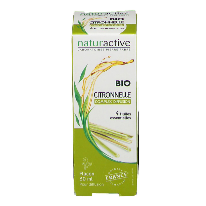 Lemongrass - Complex' Diffusion - 4 Essential Oils - Naturactive - 30 ml
