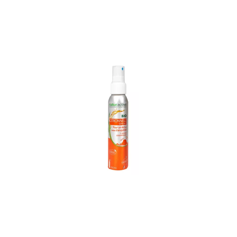 Citronnell'Spray Bio - Aux 7 Huiles Essentielles - Naturactive - Flacon 100ml
