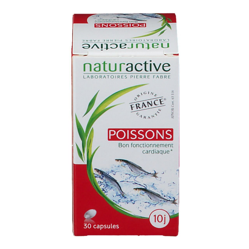 Poissons - Fonctionnement Cardiaque - Naturactive - 30 capsules