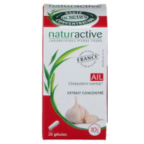 Garlic - Cholesterol - Naturactive - 20 capsules