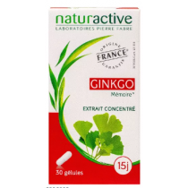 Ginkgo - Mémoire - Naturactive - 30 gélules