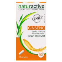 Ginseng - Vitalité - Naturactive - 20 Gélules