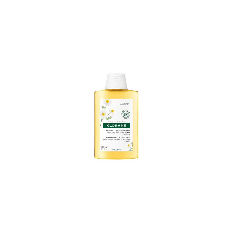 Reflets Blonds Chamomile Shampoo, Blond Hair, From 3 years old - Klorane, 200 ml