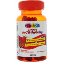 Gommes Multivitaminées - Pediakid - 60 oursons