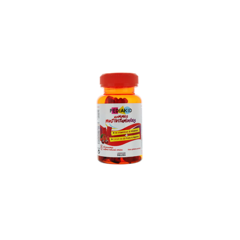 Gommes Multivitaminées - Pediakid - 60 oursons
