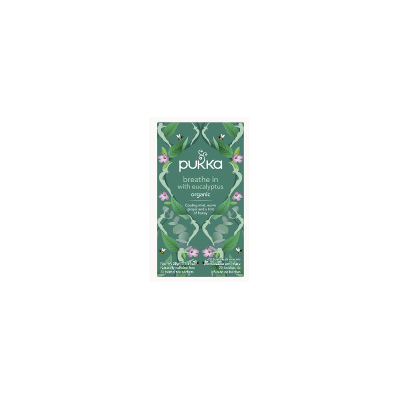 Eucalyptus Inspiration Herbal Tea - Organic - Pukka - 20 sachets