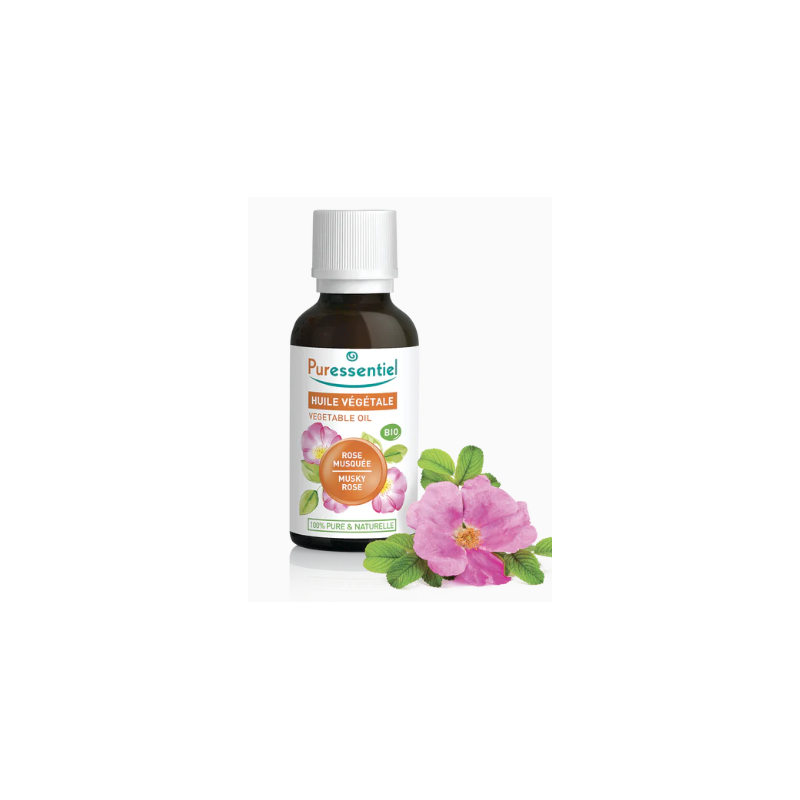Huile Végétale Rose Musquée Bio - Puressentiel - 50 ml