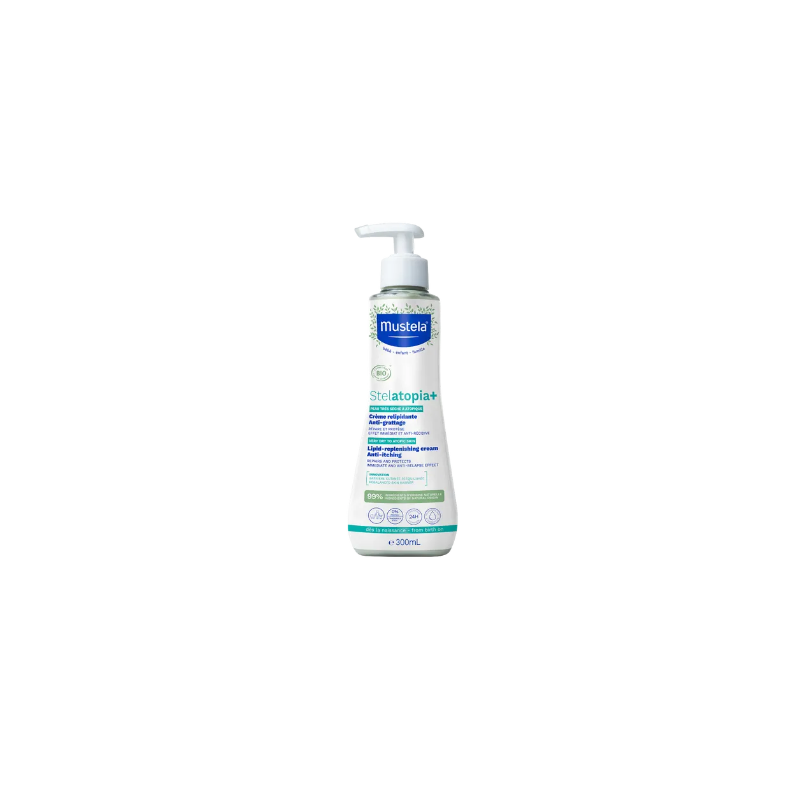 Stelatopia+ - Crème Relipidante Anti-Grattage - Mustela Flacon Pompe 300 ml