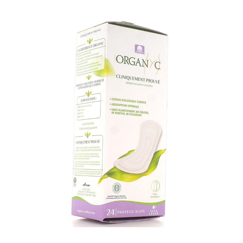 Panty Liners - Light Flux - Organyc - 24 Panty Liners (Unique)