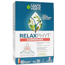 Relaxphyt - Surmenage - Stress - Santé Verte - 60 comprimés