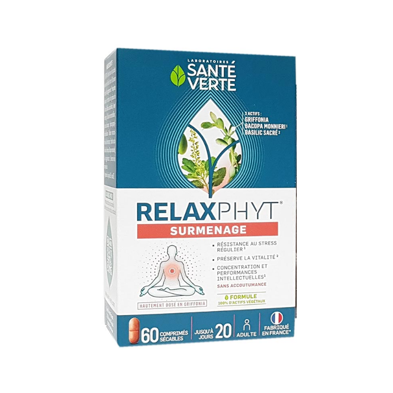 Relaxphyt - Overwork - Stress - Green Health - 60 tablets
