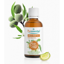 Organic Sweet Almond Vegetable Oil - Puressentiel - 30 ml
