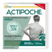 Actipoche Cold or Hot thermal cushion - Back and stomach - 20 x 30 cm