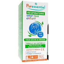 Child Respiratory Cough Syrup - Dry & Oily - Puressentiel - 140 ml