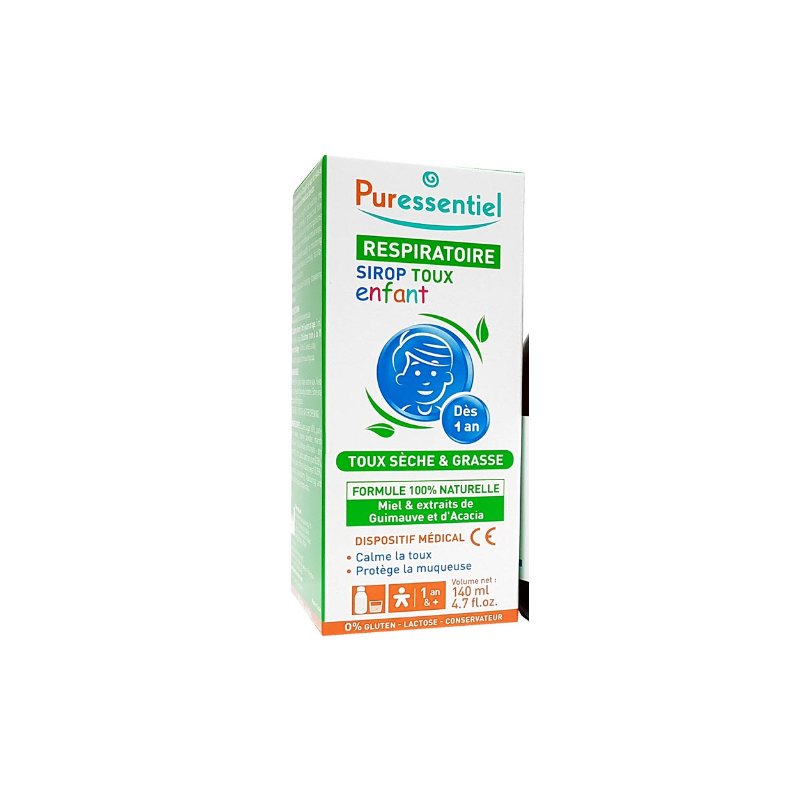 Puressentiel Respiratory Cough Syrup, Oral Suspension, Congestion, 4.4 oz