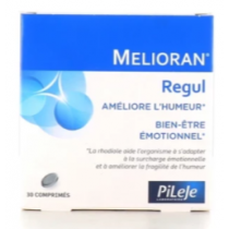 Melioran Regul - Bien-être Emotionnel & Fragilité de l'Humeur - Pileje - 30 comprimés