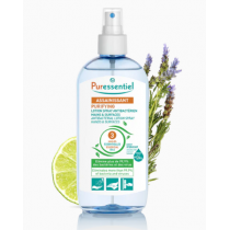 PURESSENTIEL Antibacterial Lotion Spray with 3 essential oils for Hands and Surfaces 250 ml