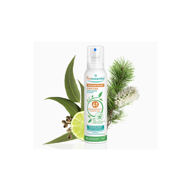 Cleansing Spray with 41 Essential Oils, Puressentiel, 200ml