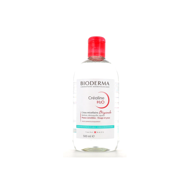 Crealine H2O - Eau Micellaire Sans Parfum  - Bioderma  - 500 ml