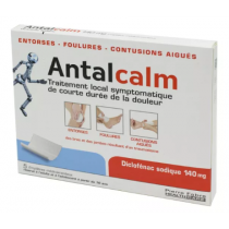 Antacalm - Sprain - Strains - Bruises - Diclofenac 140 mg - 5 Plasters