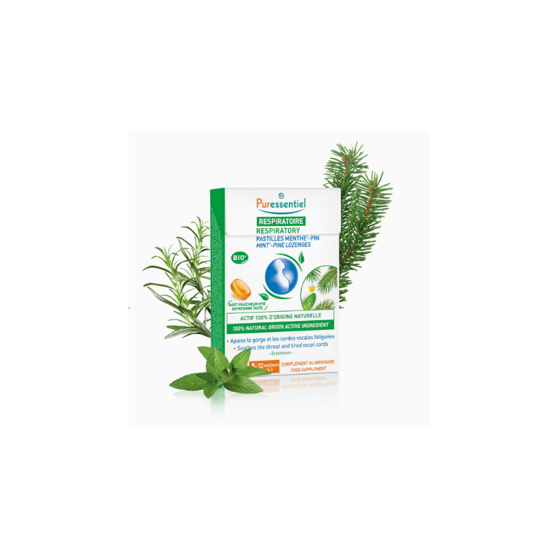Mint-Pine Respiratory Pastilles Puressentiel 18 lozenges